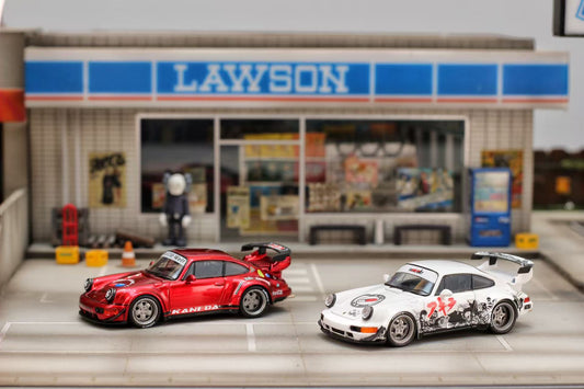[Preorder] Street Weapon 1:64 Porsche RWB 964 AKIRA Livery (2 Colours)