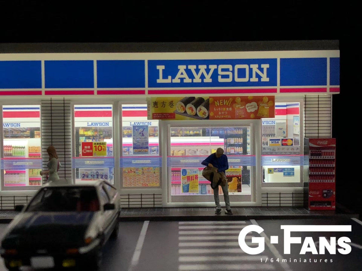 G.Fans 1:64 LAWSON Building Diorama Model 710024