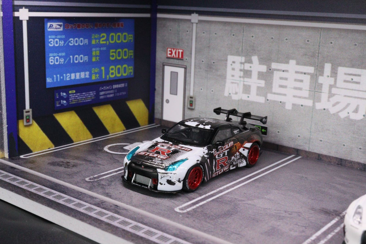 G.Fans MODELS 1:64 Garage with Lights Diorama Model 710022
