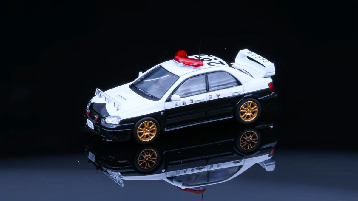 Rollin 1:64 Subaru STI Japanese Police car  (4 Versions)