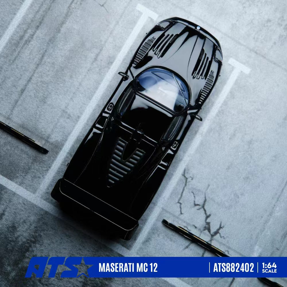 [Preorder] ATS Model 1:64 Maserati MC 12 Black ATS882402