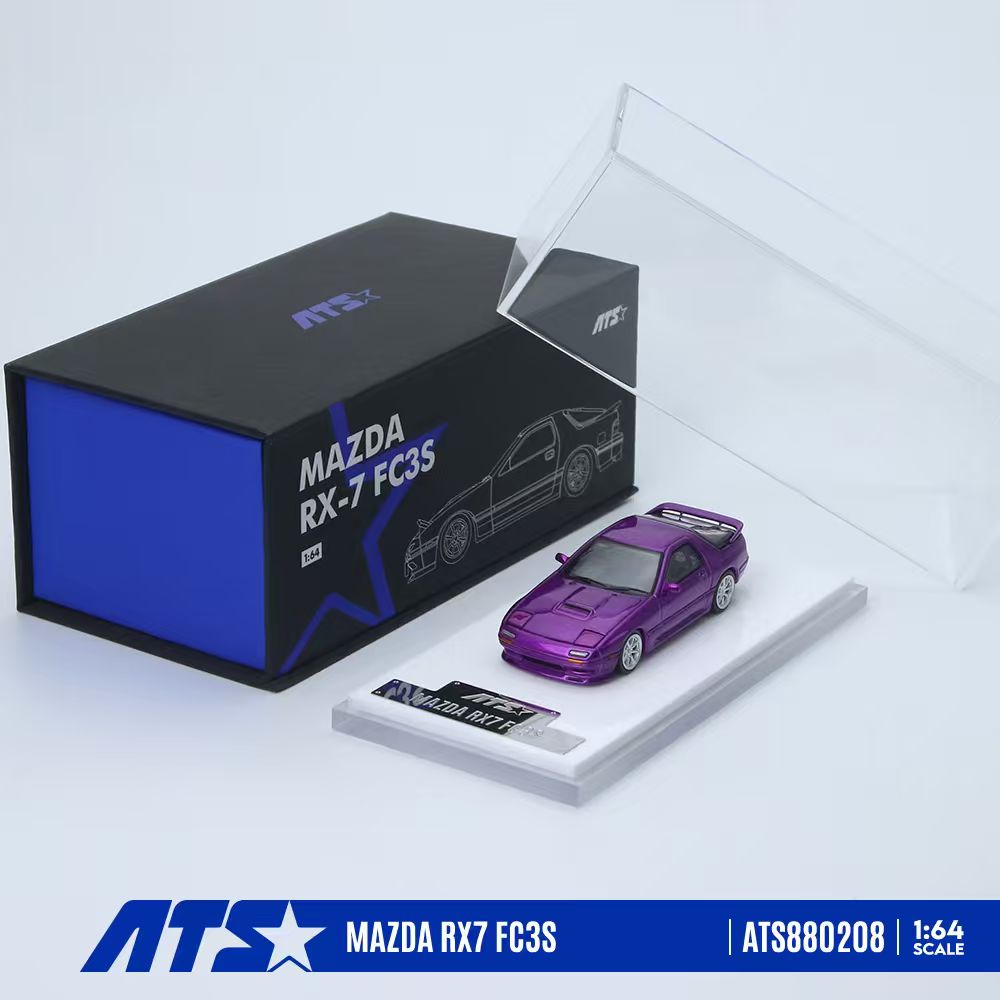 [Preorder] ATS Model 1:64 Mazda RX-7 FC3S (2 Colours) ATS880208/ATS880210