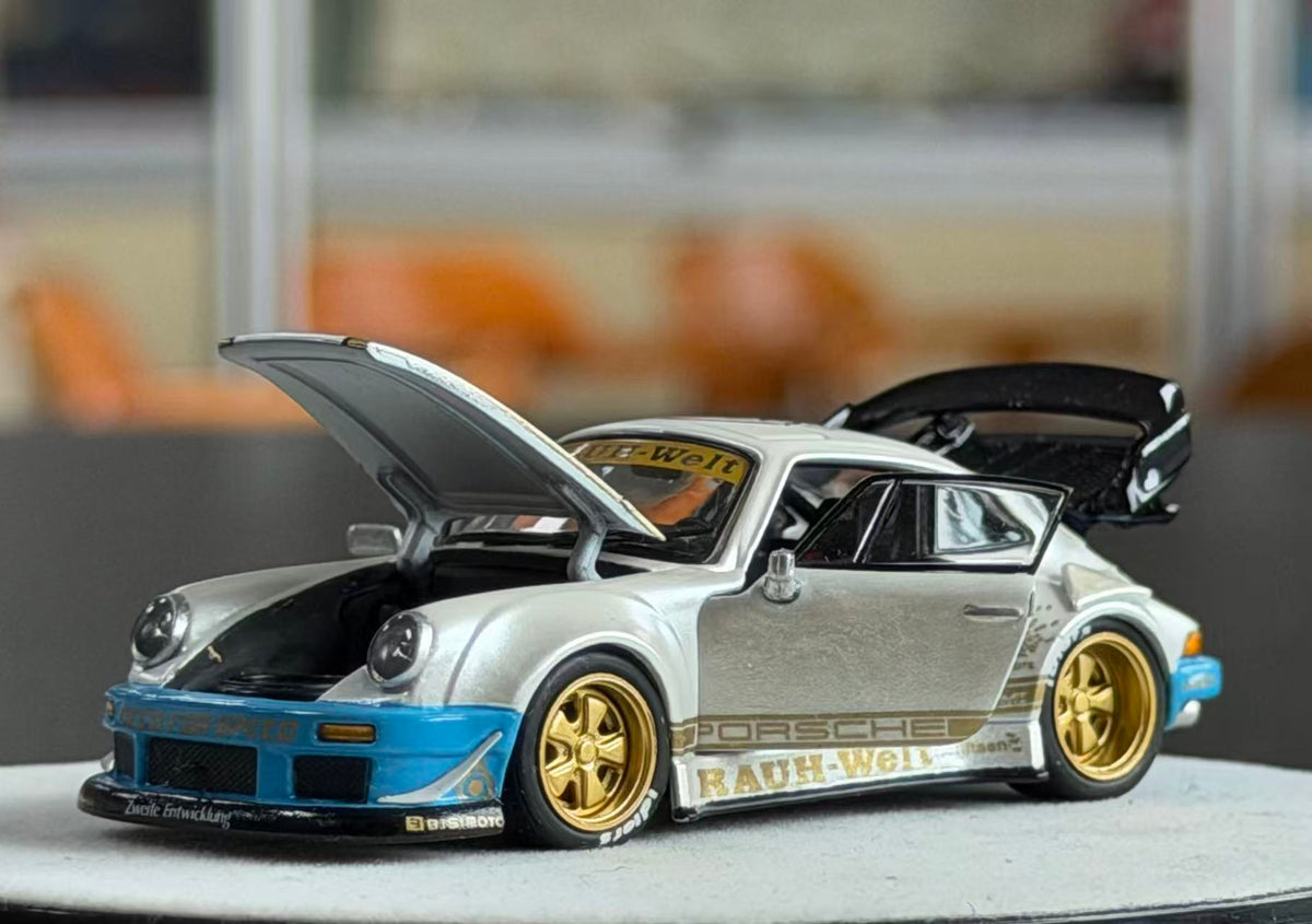 [Preorder] PGM 1:64 Porsche RWB 930 White pgm-640211  (2 Versions)