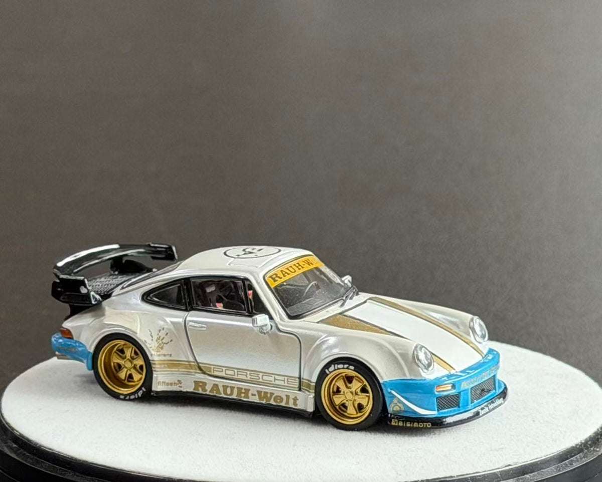 [Preorder] PGM 1:64 Porsche RWB 930 White pgm-640211  (2 Versions)