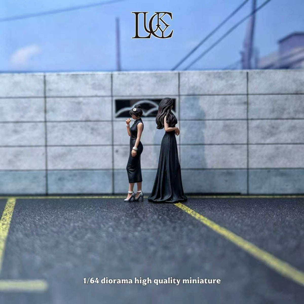 [Preorder] Lucky Studio 1:64 Black Evening Dress Duo LK2026062215