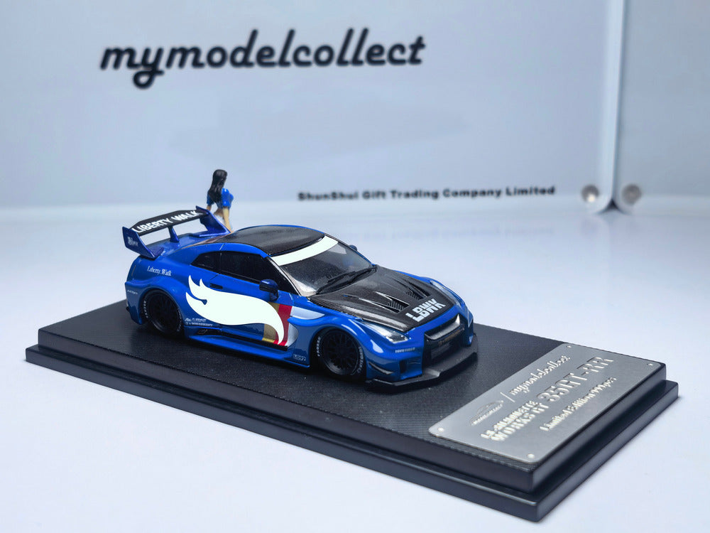 [Preorder] Model Collect 1:64 Nissan LB GTR GT Blue White Striped MC640005E