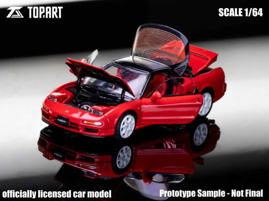 [Preorder] TOPART 1:64 Honda NSX-R (NA1) 1992-95 Fully Open Standard Red TAO640009