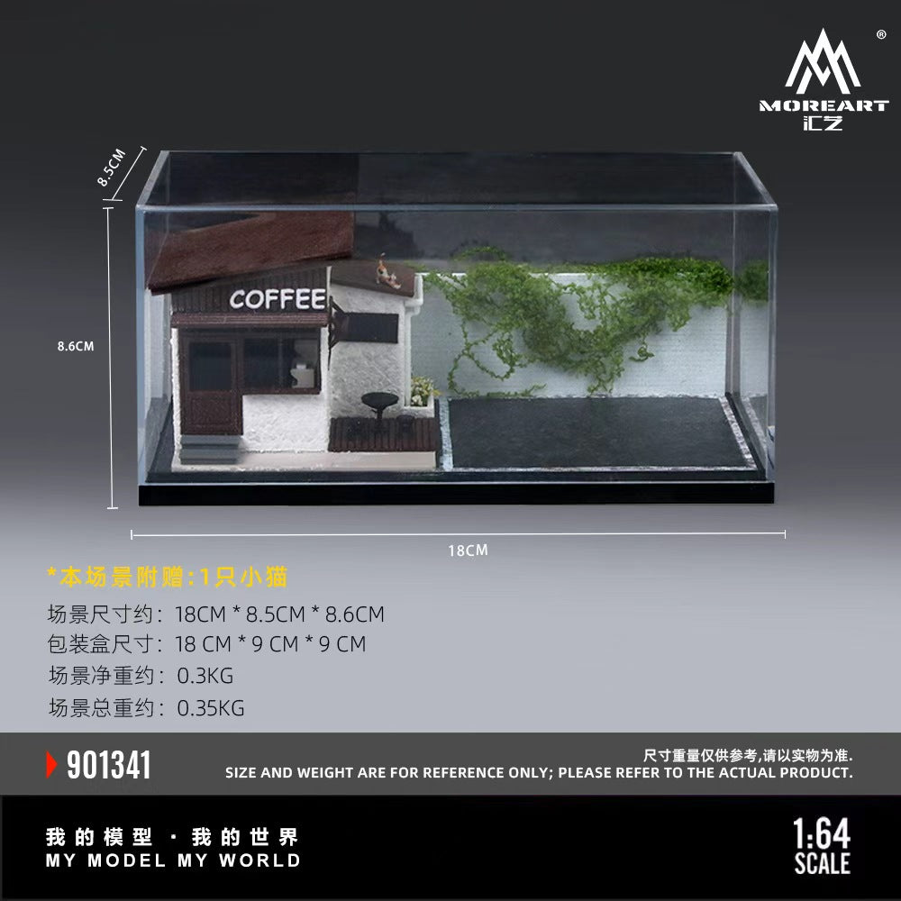[Preorder] MoreArt 1:64 Coffee Shop Scene MO901341