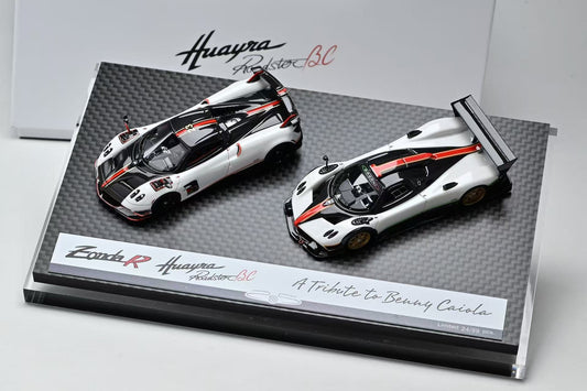 [Preorder] DMH 1:64 Pagani Zonda R & Huayra Roadster BC - 2Car set
