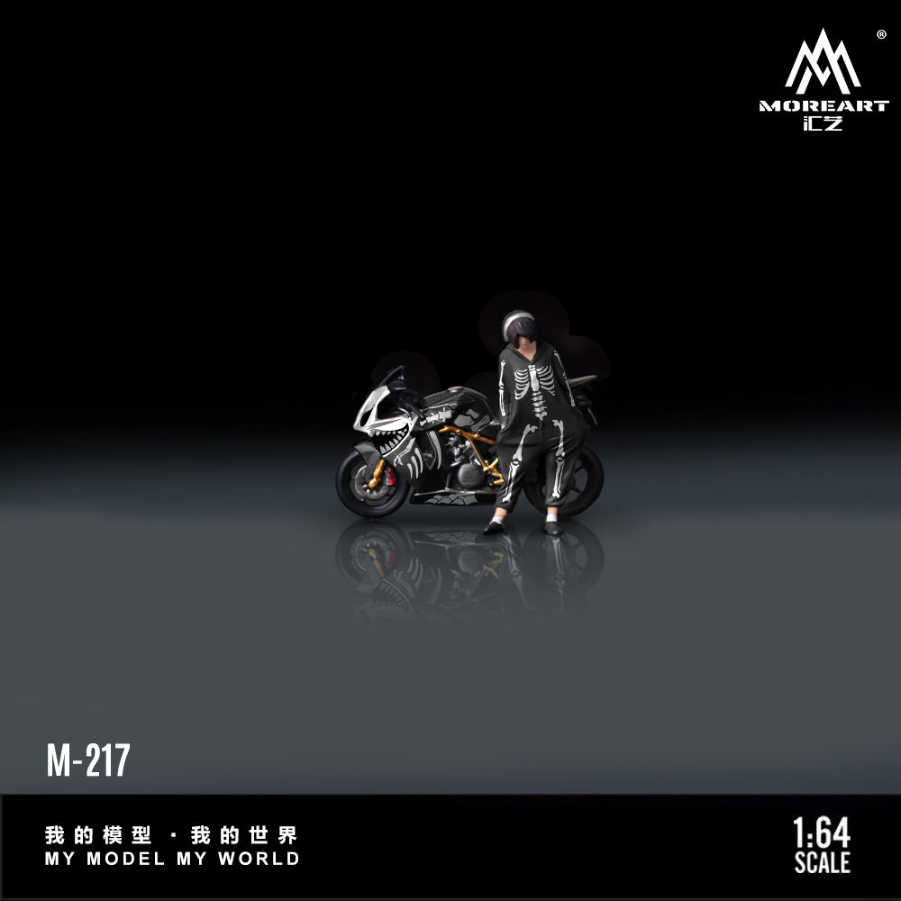 MoreArt 1:64 KTM1190 HUAGU DRAGON MOTORCYCLE DOLL MO222217