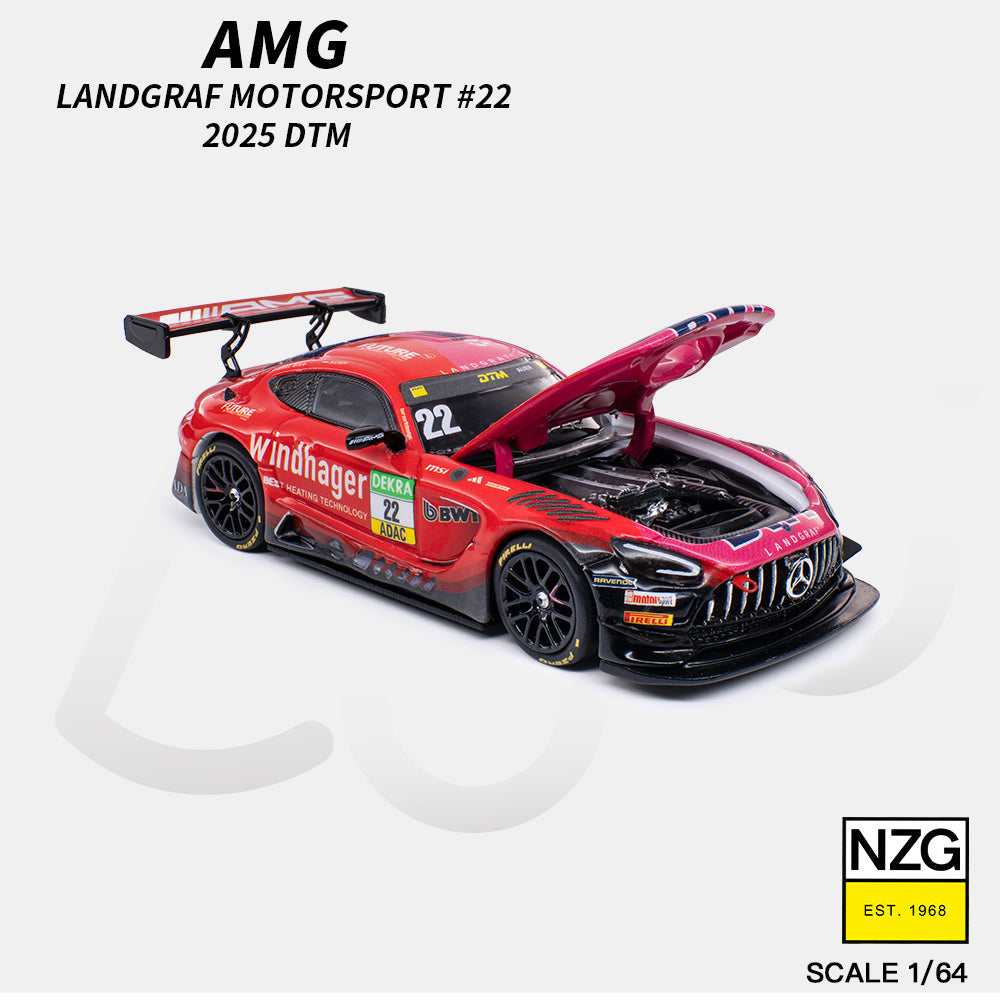 [Preorder] KILO works 1:64 Mercedes AMG GT3 EVO DTM 2025 (2 Colours) 114600010/114600011