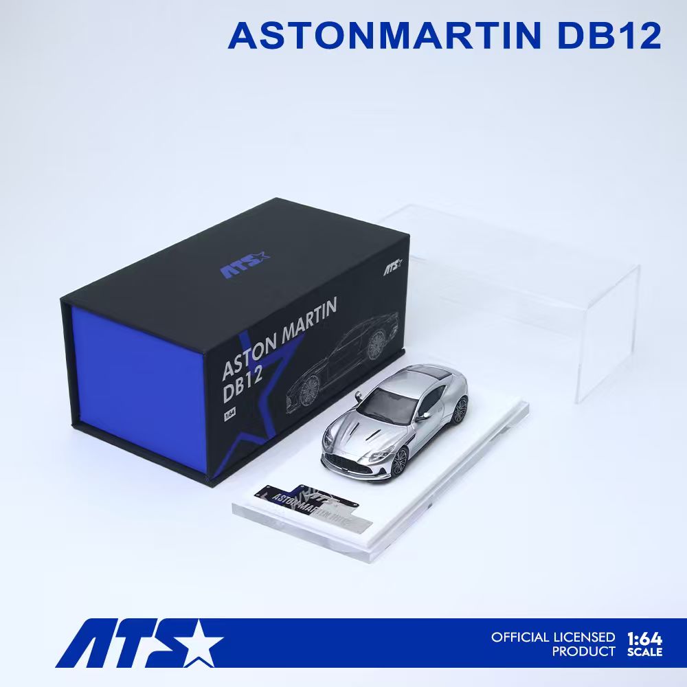 [Preorder] ATS Model 1:64 ASTON MARTIN DB12 - Lightning Silver ATS881307
