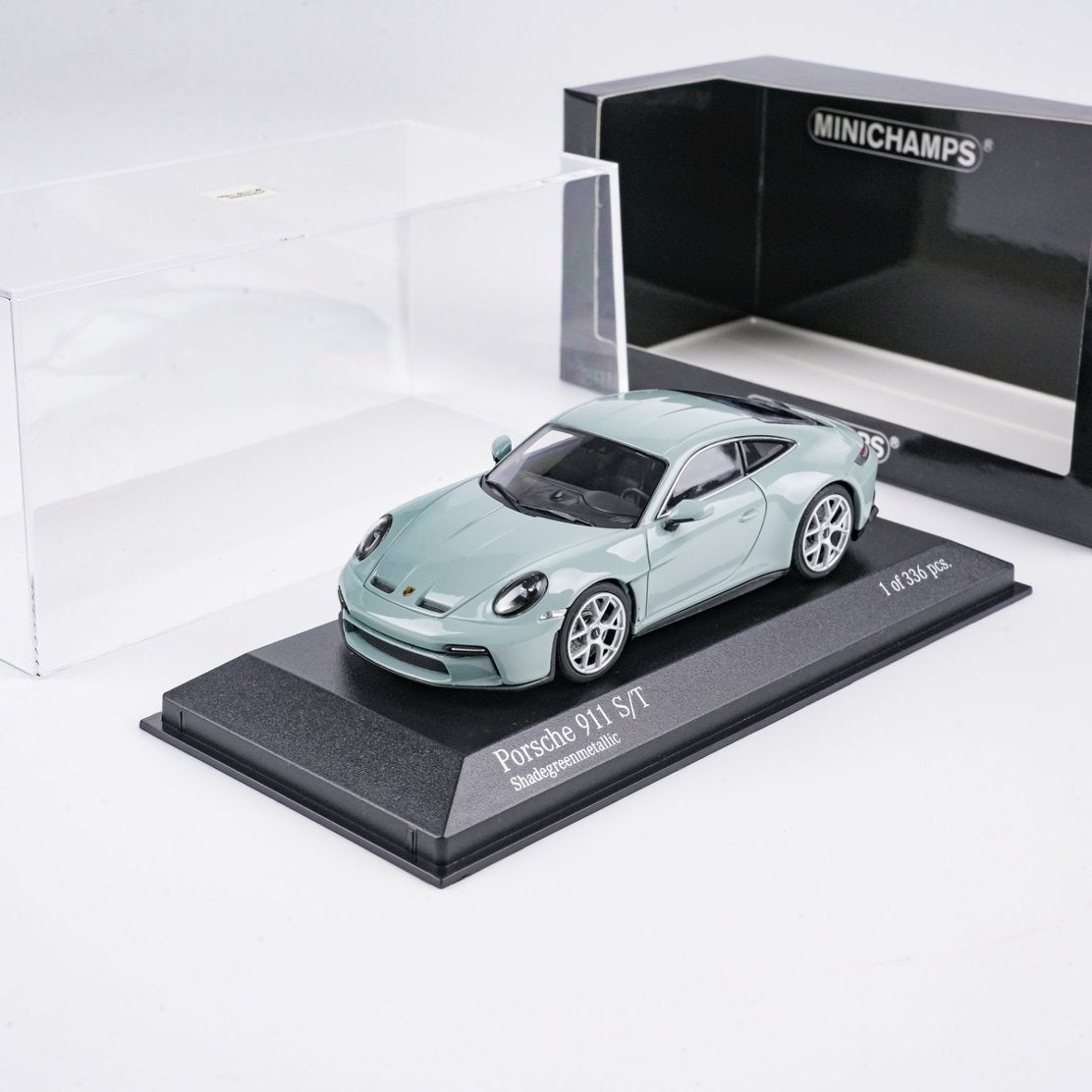 MINICHAMPS 1:43 PORSCHE 911(992) S/T - 2023 - GREEN METALLIC 410063021