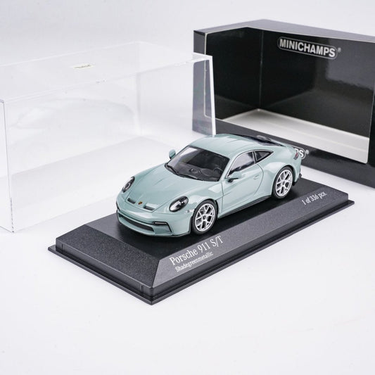MINICHAMPS 1:43 PORSCHE 911(992) S/T - 2023 - GREEN METALLIC 410063021