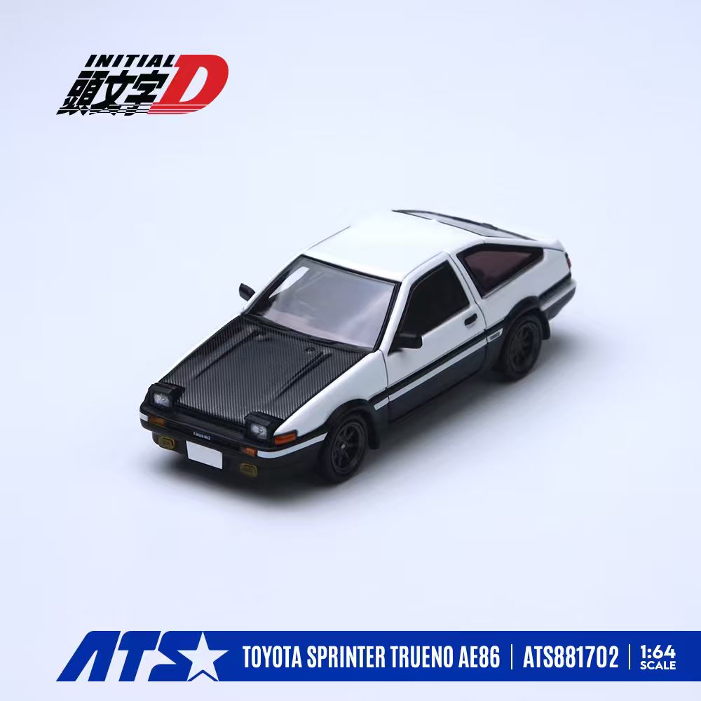 [Preorder] ATS Model 1:64 Toyota AE86 Initial D (2 Verison) ATS881701/ATS881702