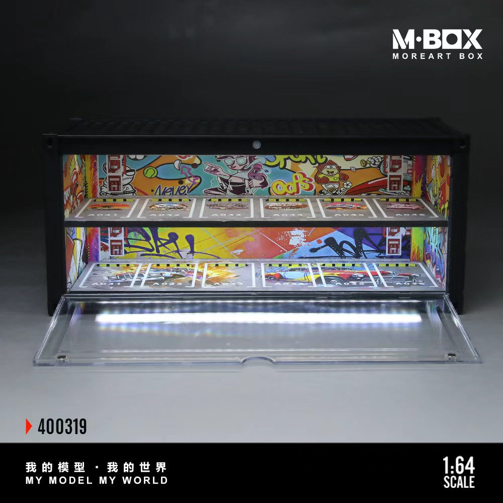 MBOX 1:64 CONTAINER MODEL STORAGE SCENE (2 Versions) MB400319/MB400320