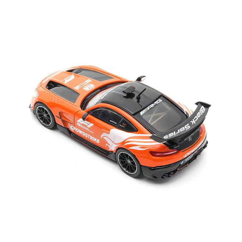 [Preorder] HappyCar 1:64 Mercedes AMG F1 SAFETYCAR Orange ME-02