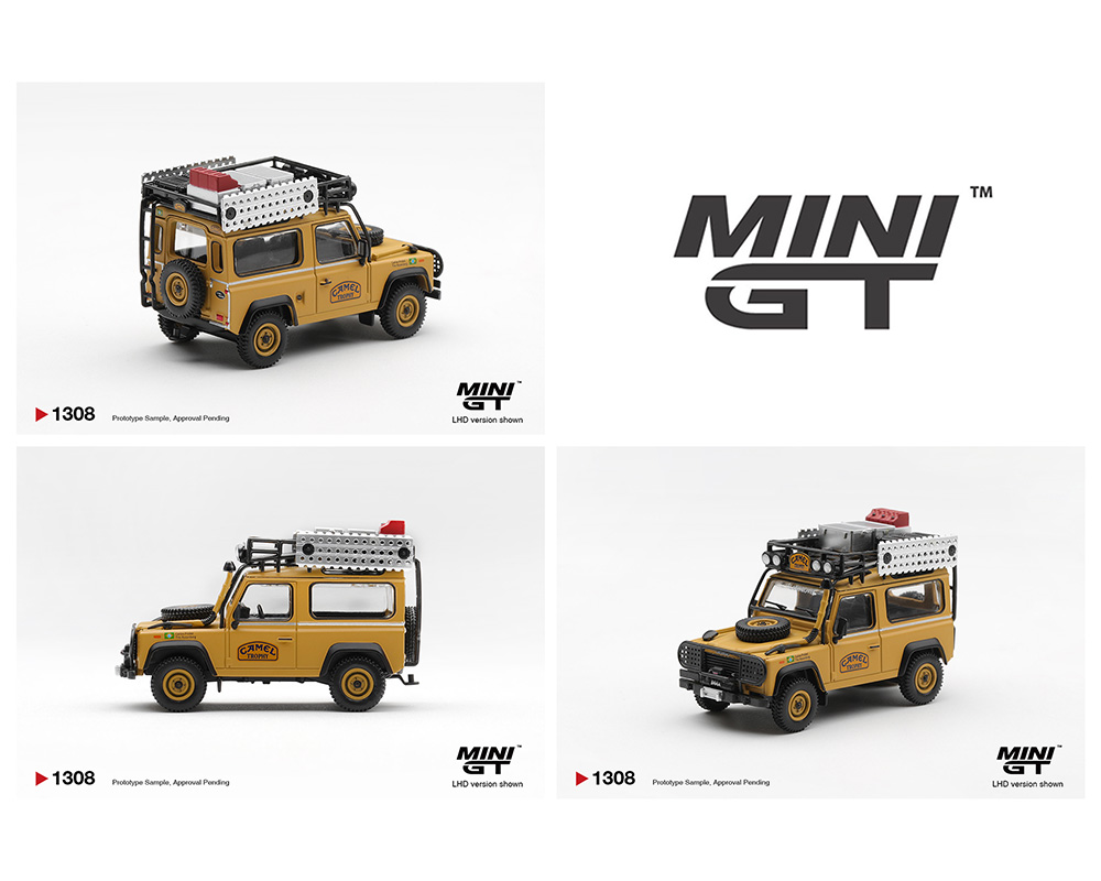 [Preorder] MINI GT 1:64 Land Rover Defender 90 1985 Camel Trophy Borneo Team Brazil MGT01308