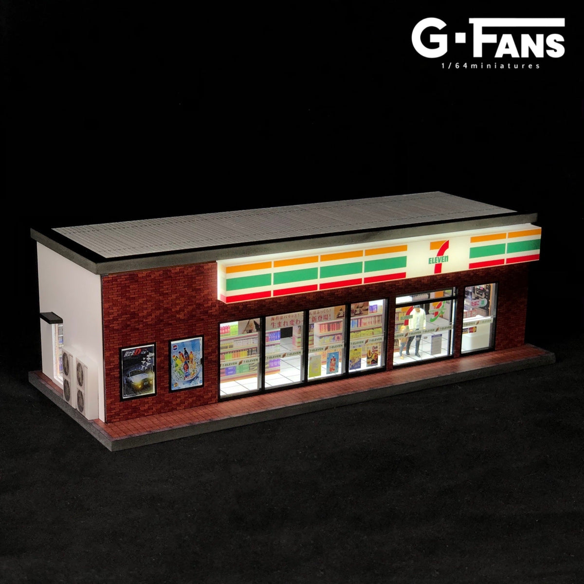 G.Fans 1:64 7-Eleven Diorama 710020
