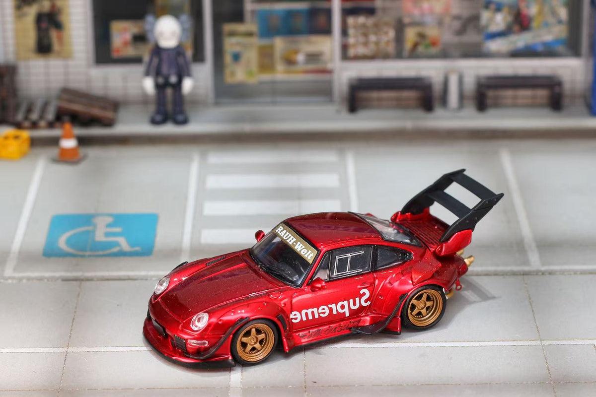 [Preorder] Street Weapon 1:64 RWB 993 Supreme Metallic Red (2 Versions)