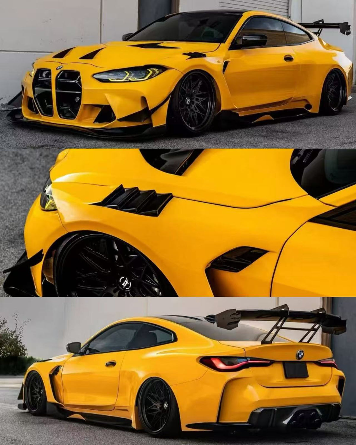 [Preorder] Street Weapon 1:64 BMW G82 M4 Widebody Yellow