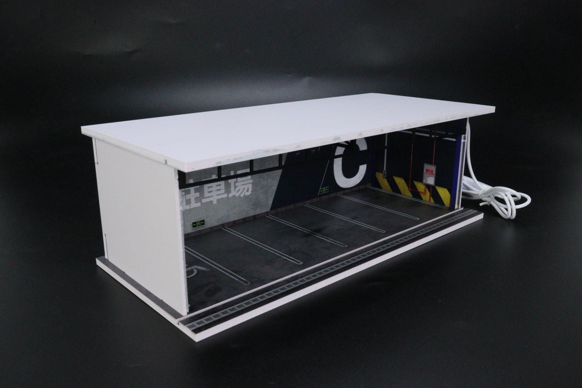 G.Fans MODELS 1:64 Garage with Lights Diorama Model 710022