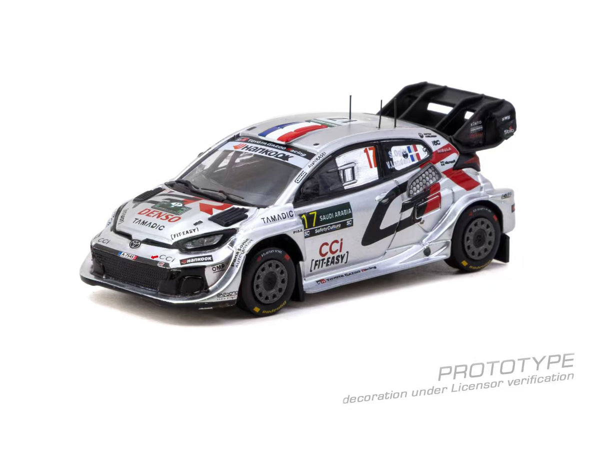 [Preorder] Tarmac Works 1:64 Toyota GR YARIS Rally1 HYBRID Rally Saudi Arabia T64-085-25RSA17