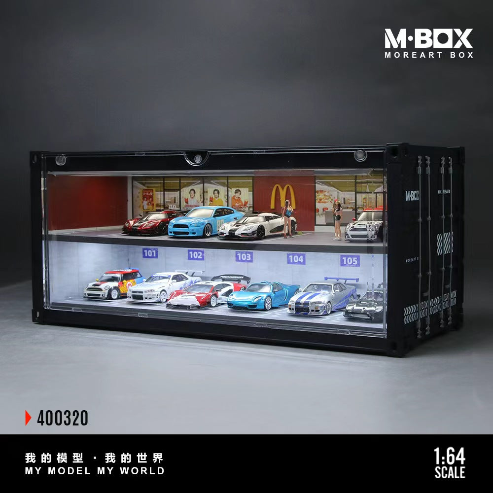 MBOX 1:64 CONTAINER MODEL STORAGE SCENE (2 Versions) MB400319/MB400320