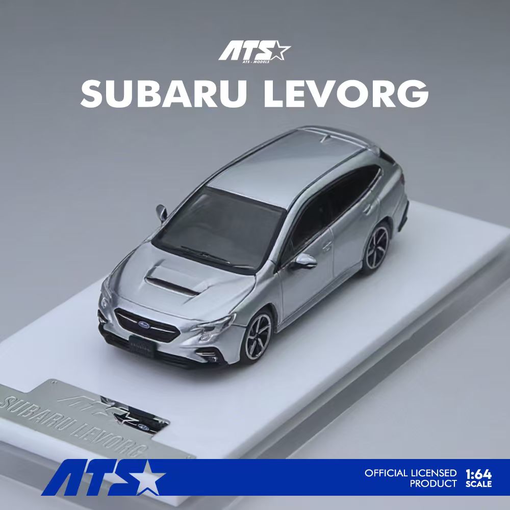 [Preorder] ATS Model 1:64 Subaru LEVORG - Silver Gray ATS880303