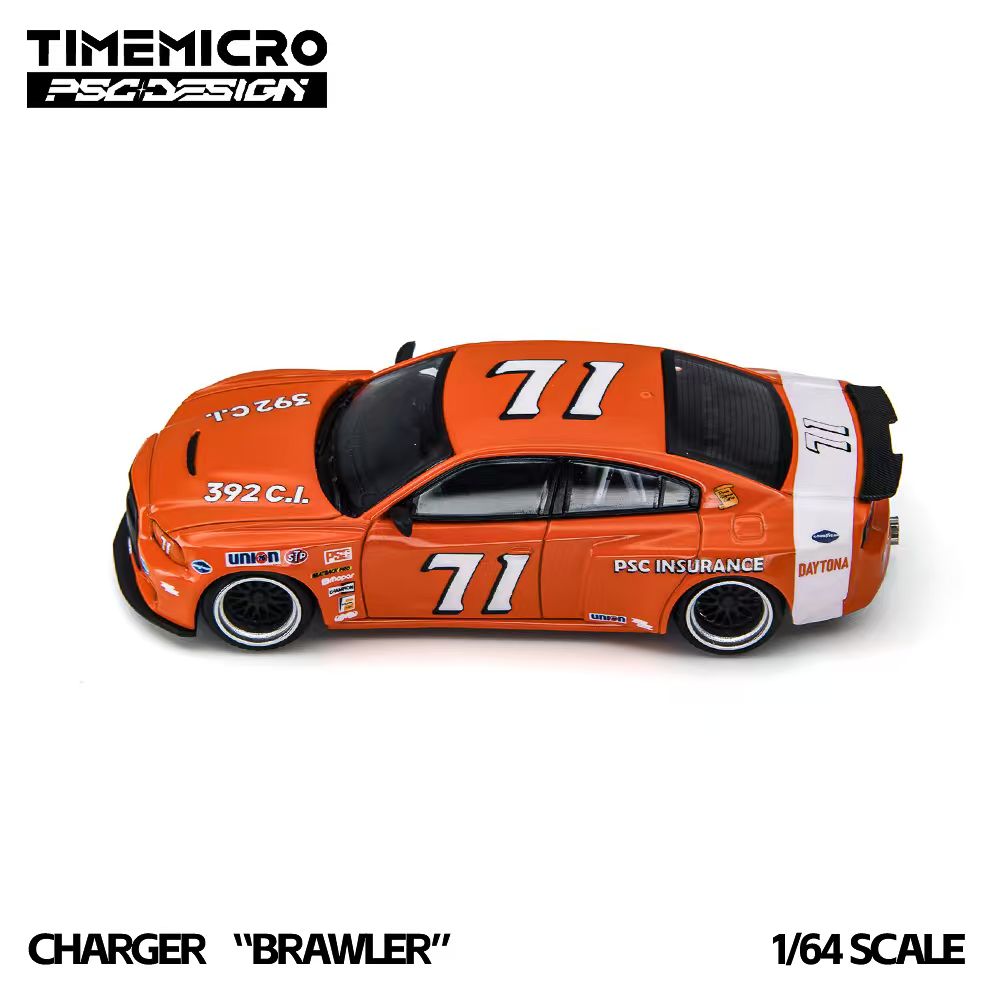 [Preorder] TimeMicro × PSC DESIGN 1:64 "Brawler" Daytona '71 Charger TM648209