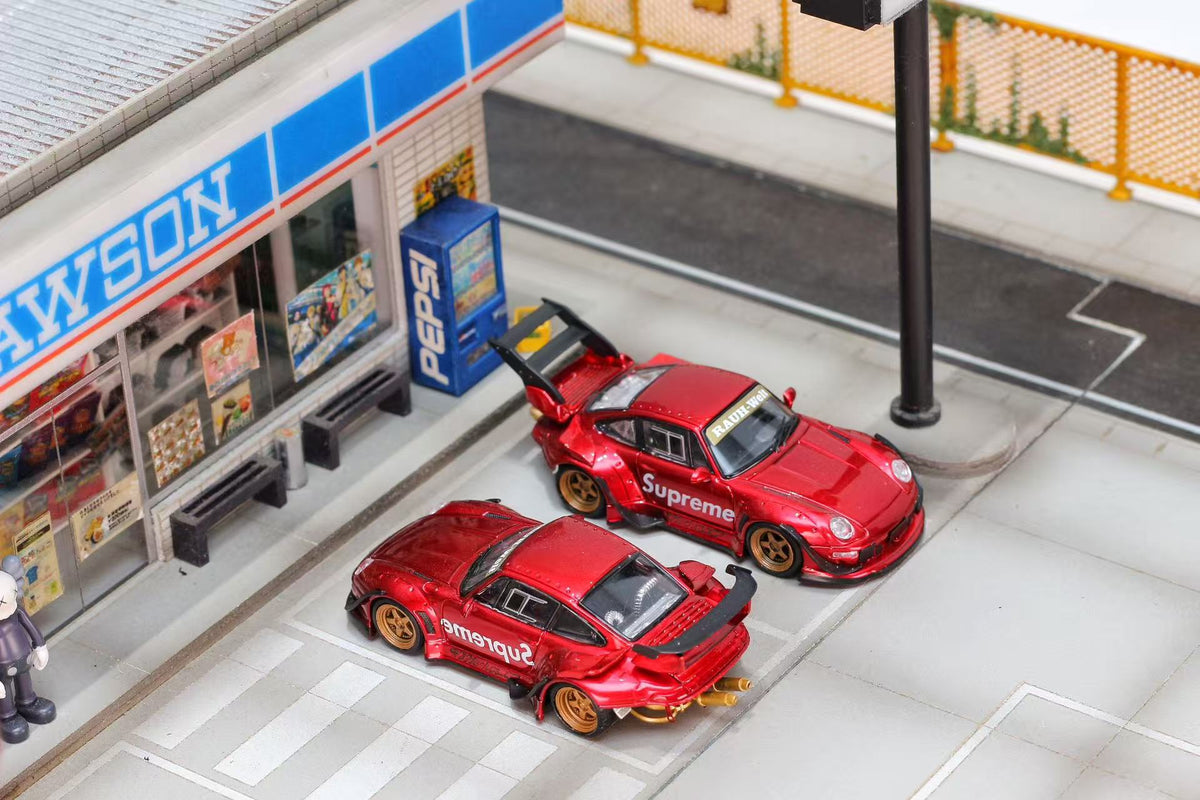 [Preorder] Street Weapon 1:64 RWB 993 Supreme Metallic Red (2 Versions)