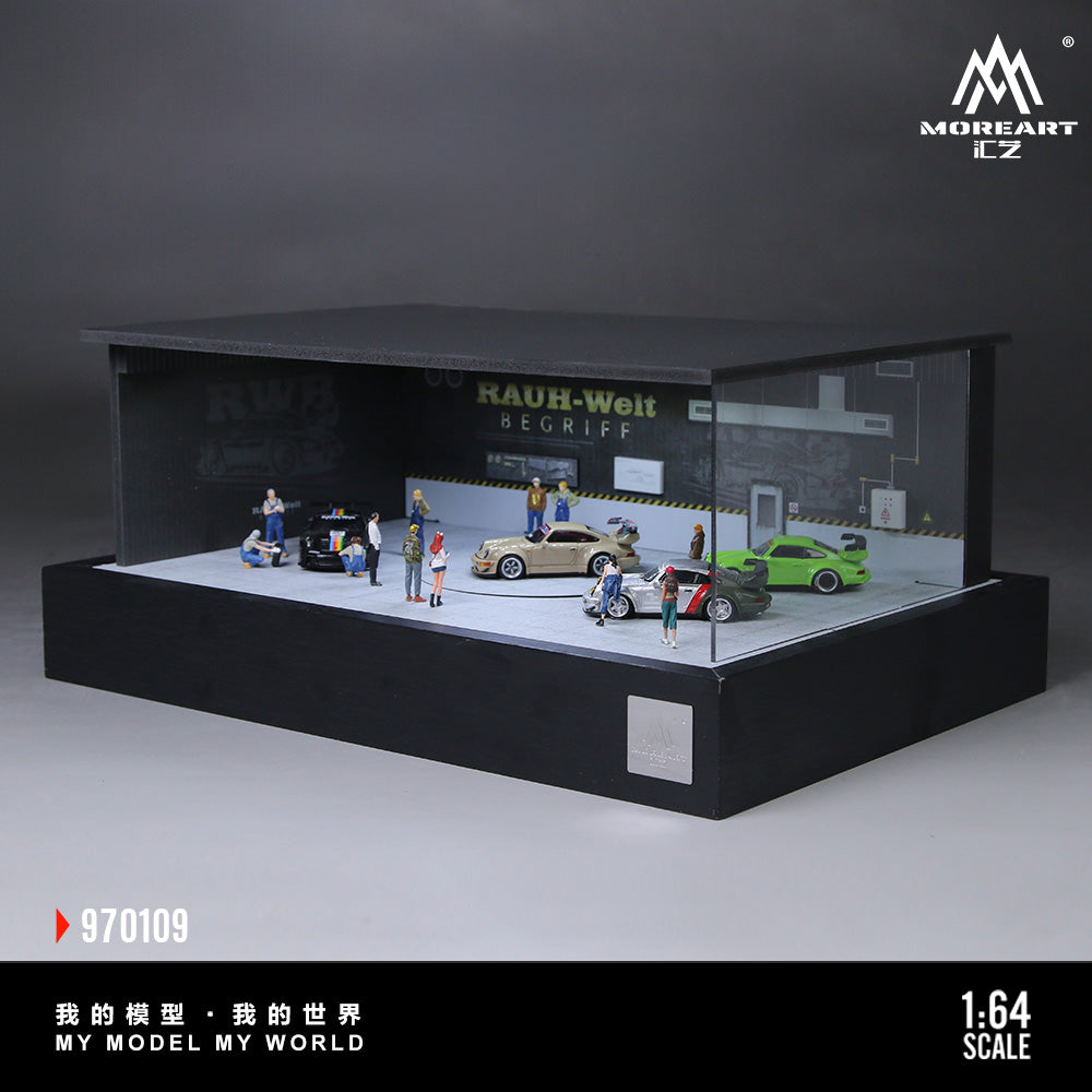 [Preorder] MoreArt 1:64 RWB TURNTABLE SCENE MO970109