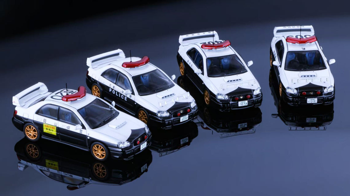 Rollin 1:64 Subaru Impreza Japanese police car (4 Versions)