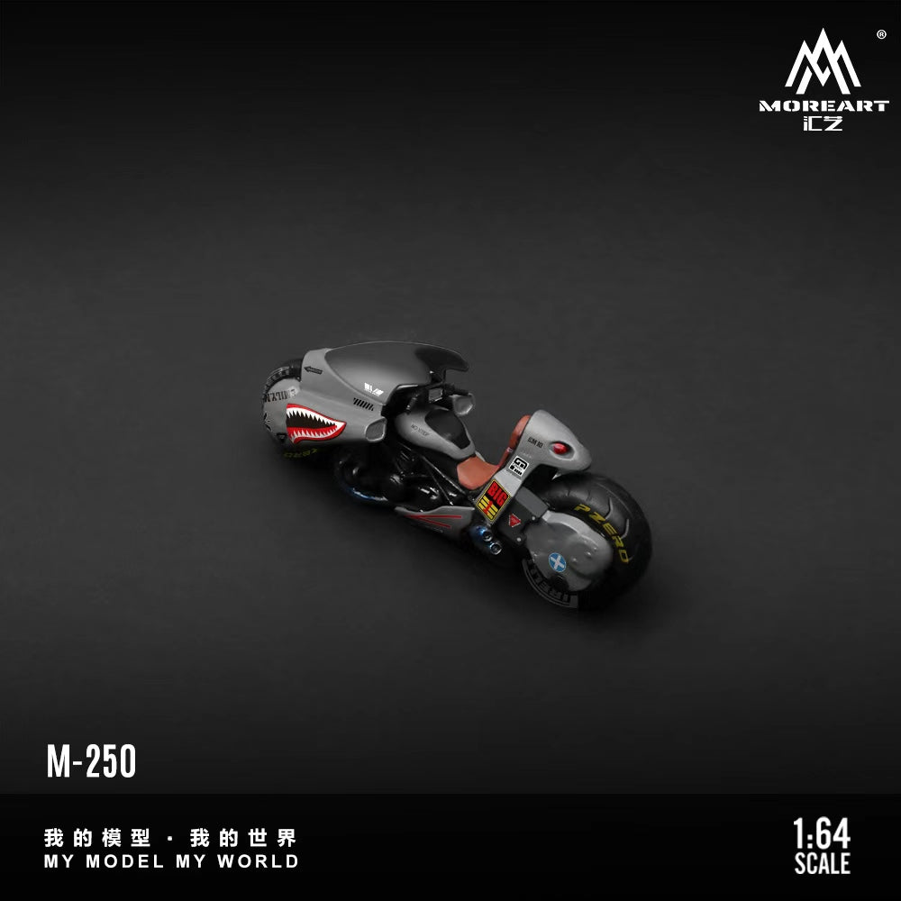 [Preorder] MoreArt 1:64 AKIRA RESIN MOTORCYCLE Shark Mouth Painting Verison MO222250