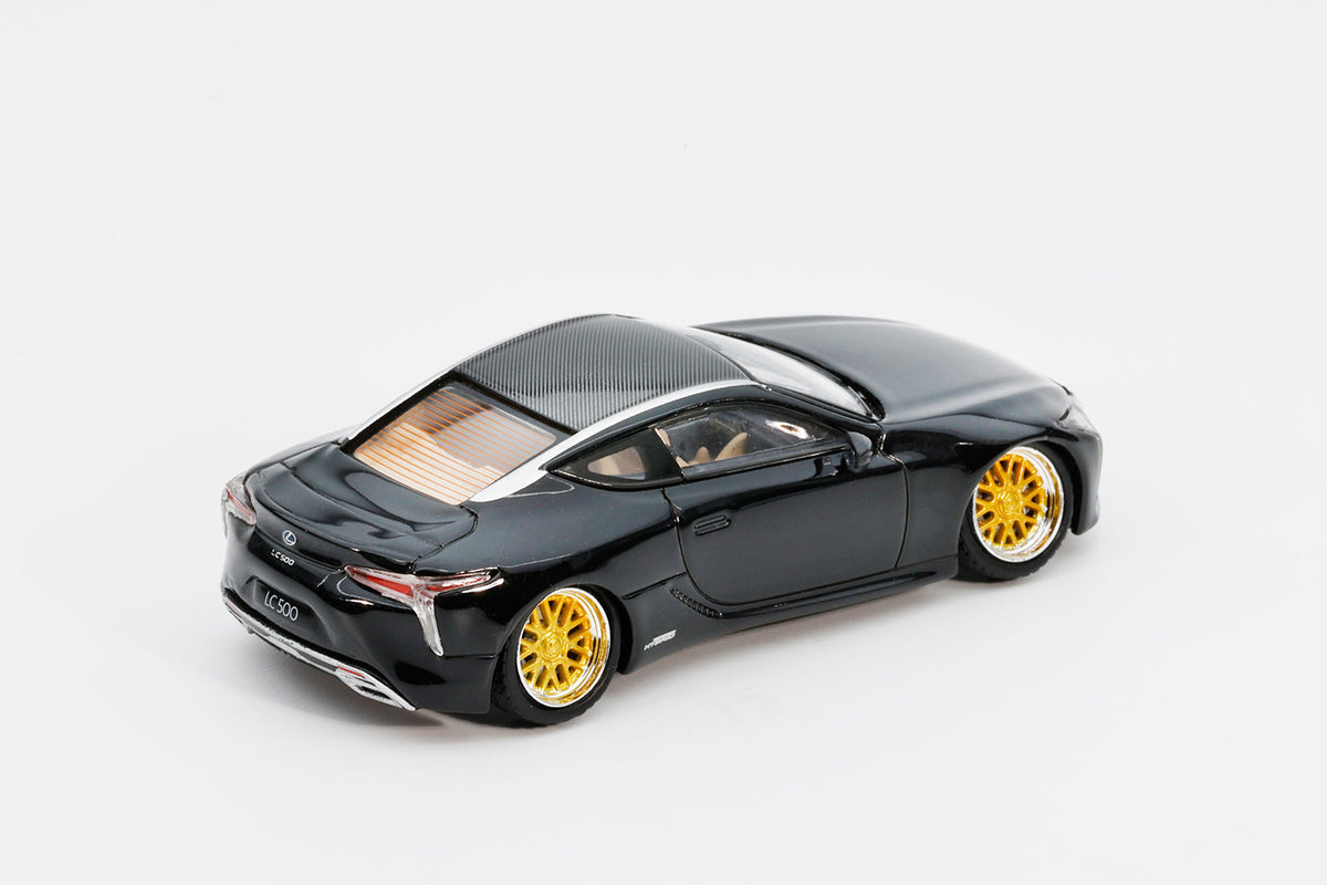 GCD x ENCHERY 1:64 Lexus LC500 Lowriding LHD 2017 Black GE-003-015