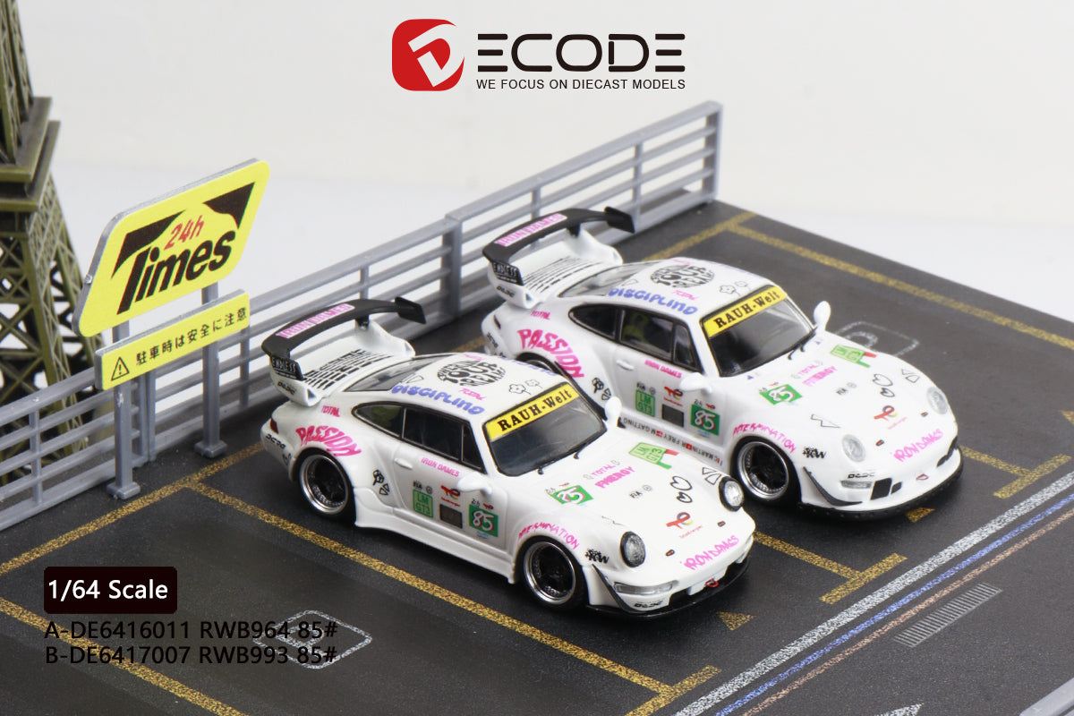 Decode 1:64 Porsche #85 Iron Dames Livery (2 Versions)