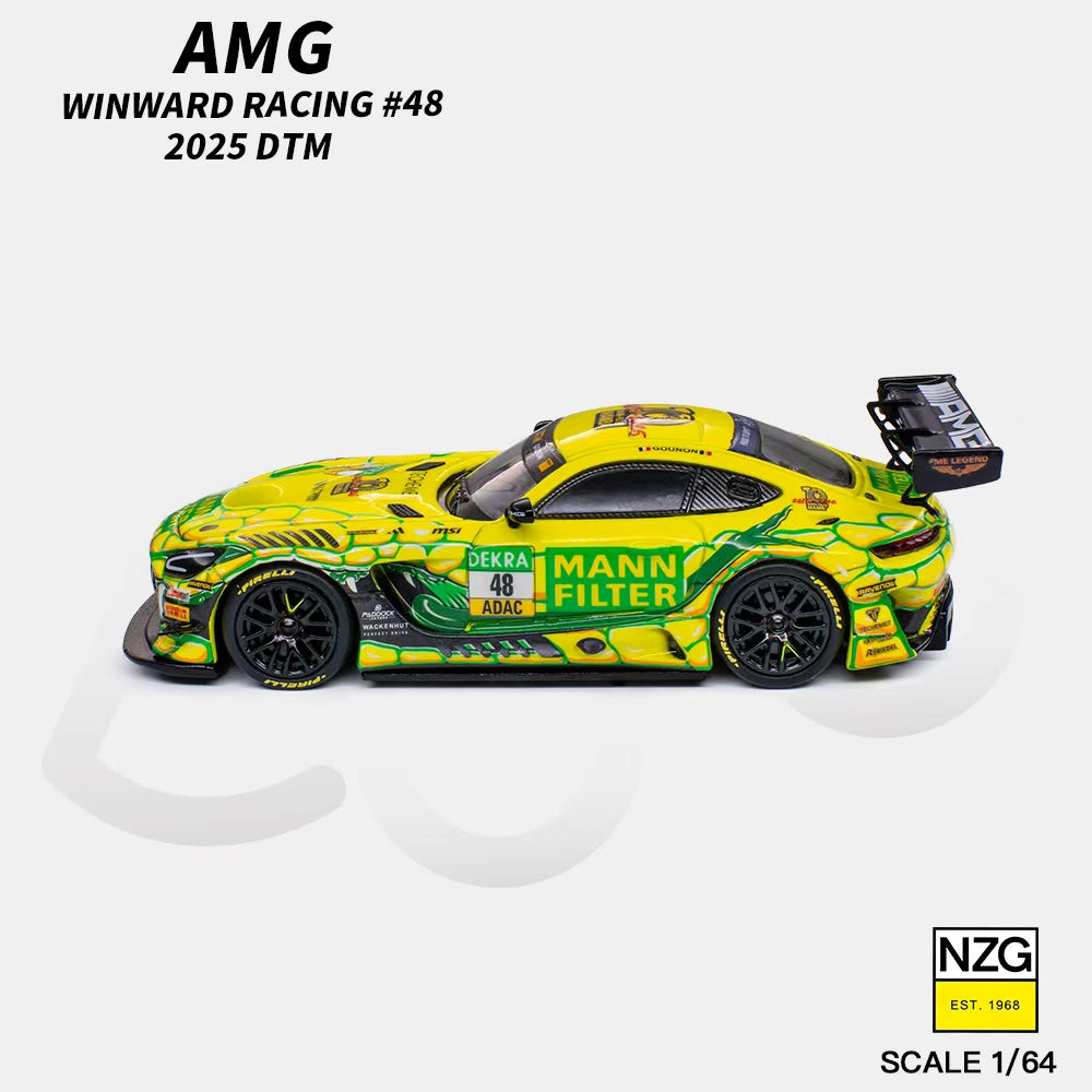 [Preorder] KILO works 1:64 Mercedes AMG GT3 EVO DTM 2025 (2 Colours) 114600010/114600011