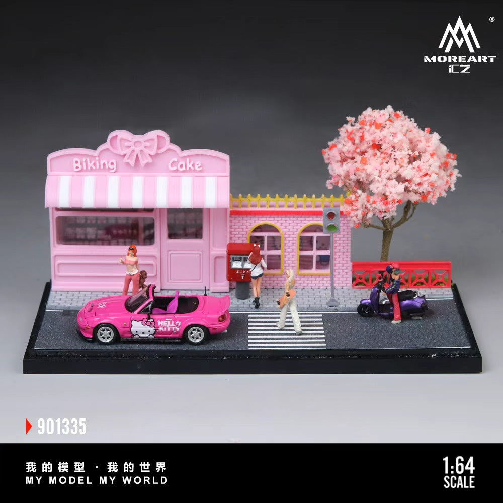 MoreArt 1:64 PINK DOLL STORE SCENE Diorama MO901335