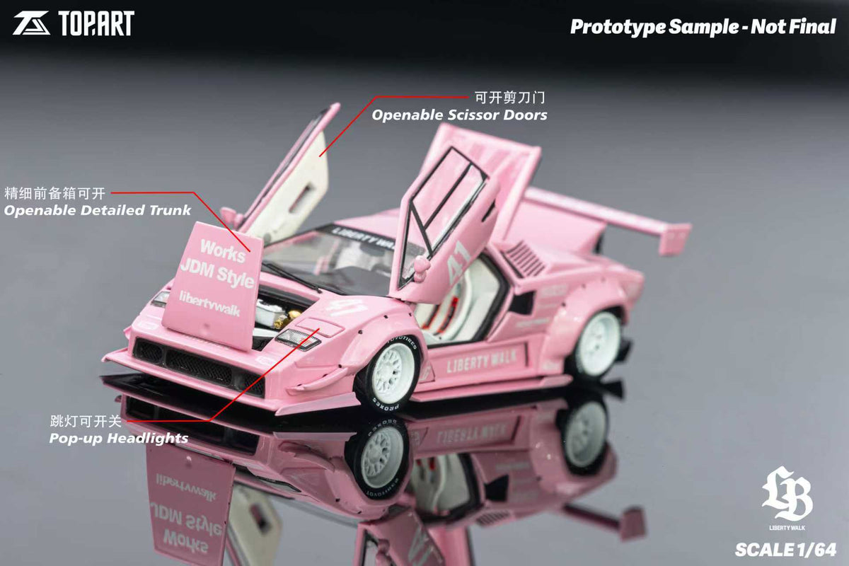 [Preorder] TOPART 1:64 LBWK Lamborghini Countach TAO640012