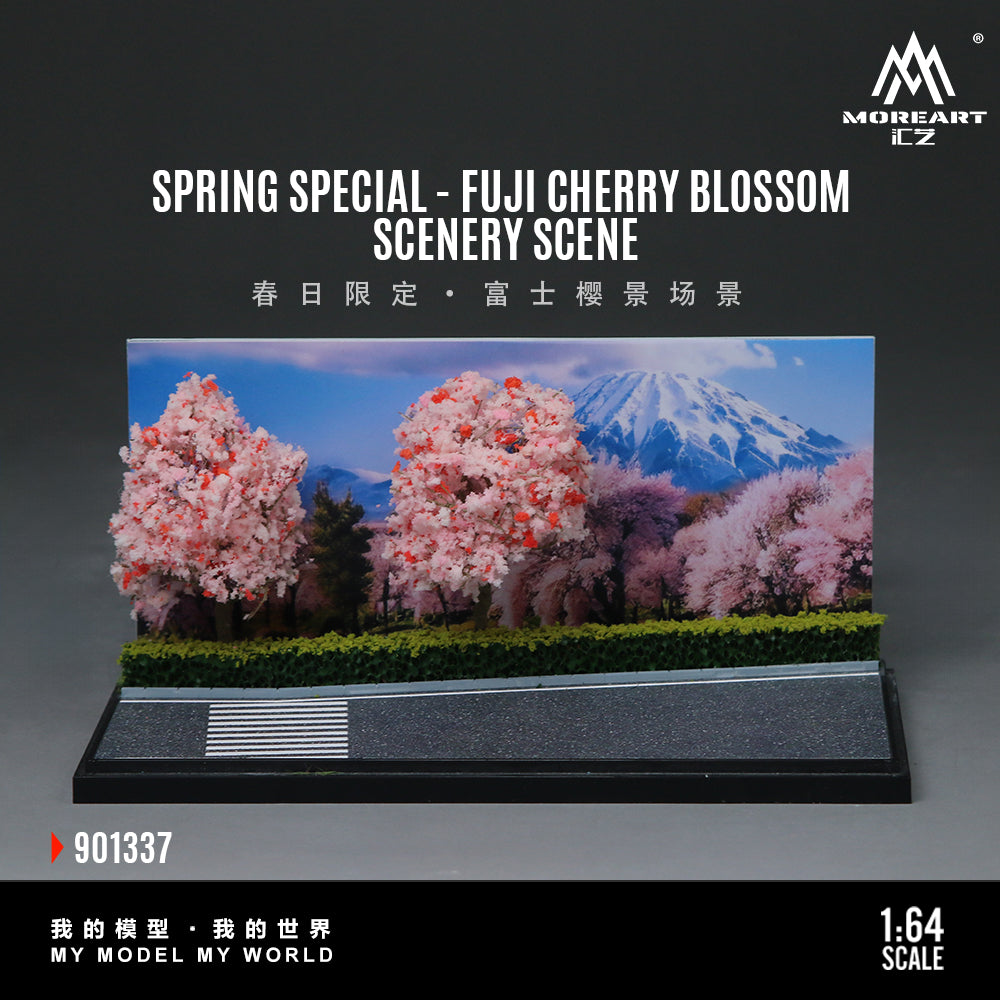 [Preorder] MoreArt 1:64 SPRING SPECIAL - FUJI CHERRY BLOSSOM SCENE MO901337