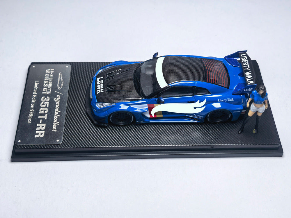 [Preorder] Model Collect 1:64 Nissan LB GTR GT Blue White Striped MC640005E
