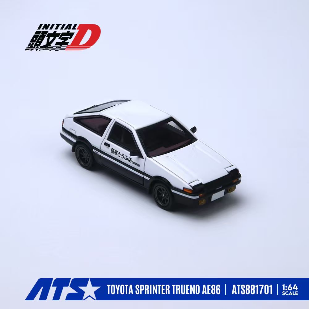 [Preorder] ATS Model 1:64 Toyota AE86 Initial D (2 Verison) ATS881701/ATS881702