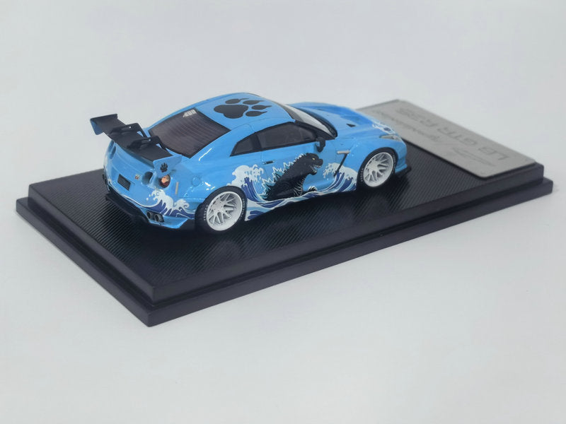 [Preorder] Model Collect 1:64 LB GTR R35 1.5 Blue Godzilla Livery MC640004U