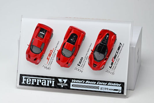 [Preorder] DMH 1:64 Ferrari F50 + Enzo + Laferrari - 3 Cars Set