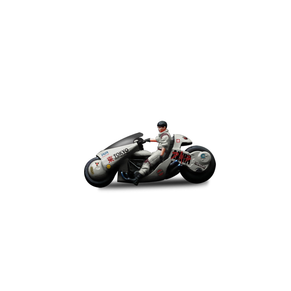 [Preorder] MoreArt 1:64 AKIRA RESIN MOTORCYCLE TITANIUM WHITE FADED VERSION MO222241