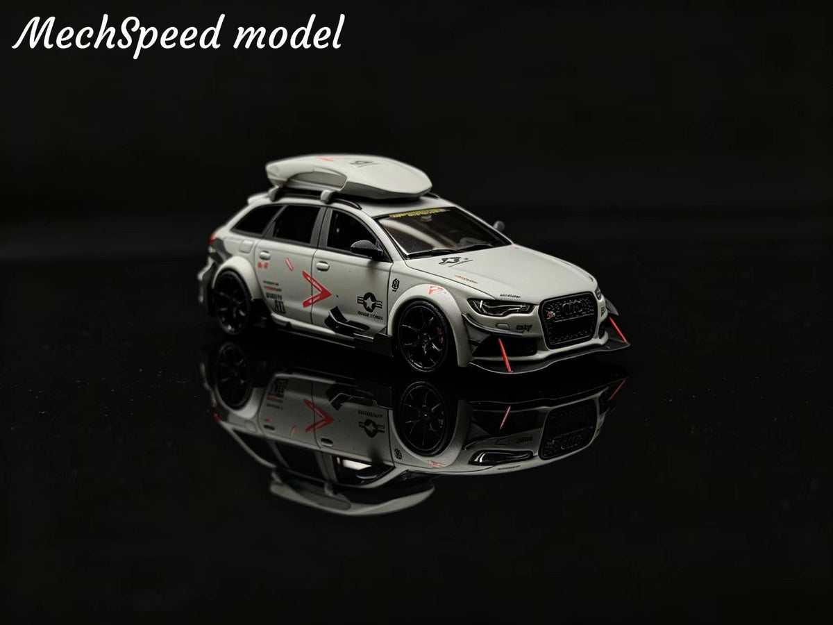 [Preorder] MechSpeed 1:64 Audi RS6 Avant (C7) Wagon DTM Jon Olsson Widebody Modified