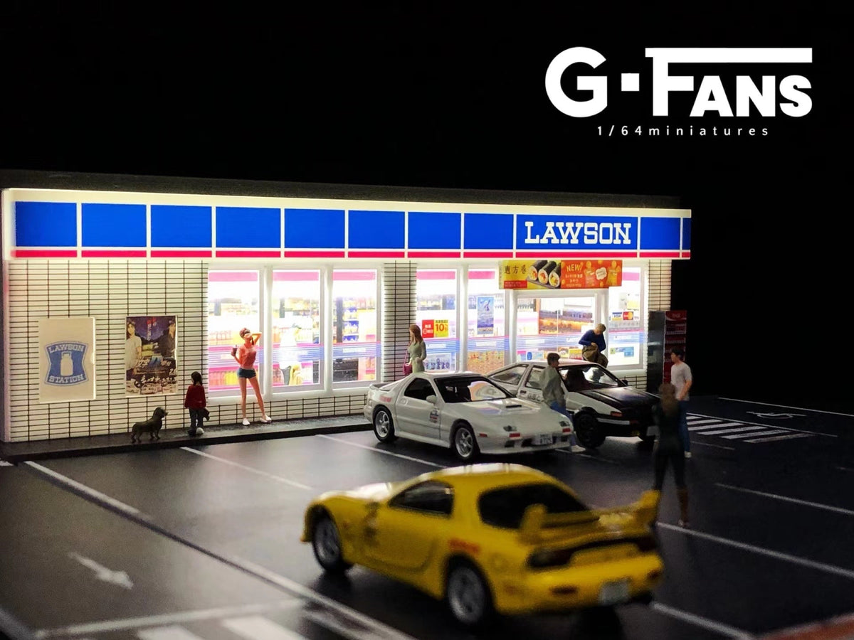 G.Fans 1:64 LAWSON Building Diorama Model 710024
