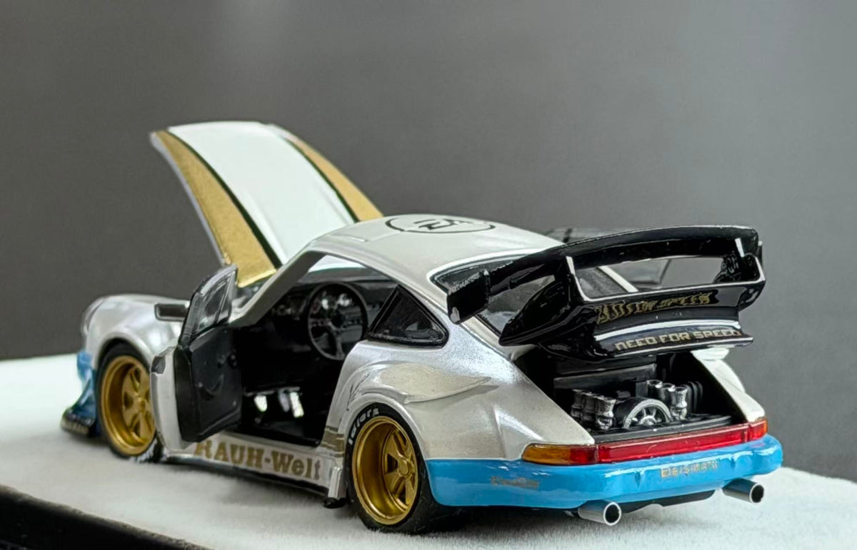 [Preorder] PGM 1:64 Porsche RWB 930 White pgm-640211  (2 Versions)