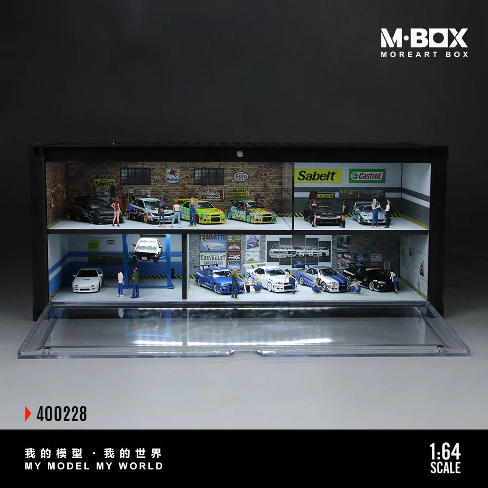 [Preorder] MBOX 1:64 Double-Layer American Style Auto Repair Workshop MB400228