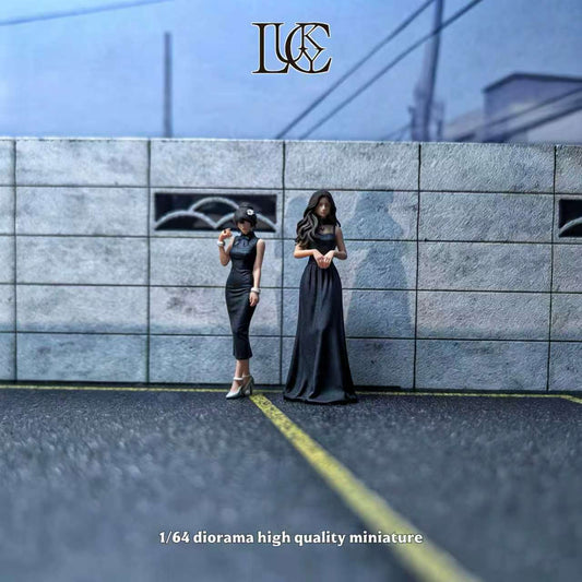 [Preorder] Lucky Studio 1:64 Black Evening Dress Duo LK2026062215